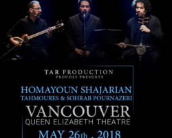 Homayoun Shajarian & Pournazeri Brothers -Live in Concert – VANCOUVER