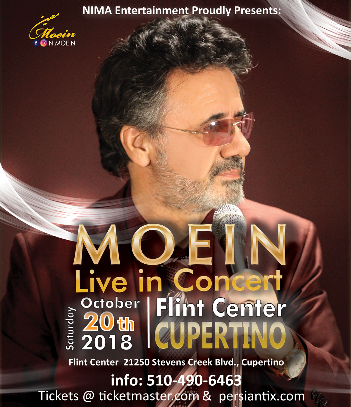 Moein Live in Concert CUPERTINO persiantix persiantix