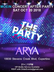 Moein Concert After Party – CUPERTINO