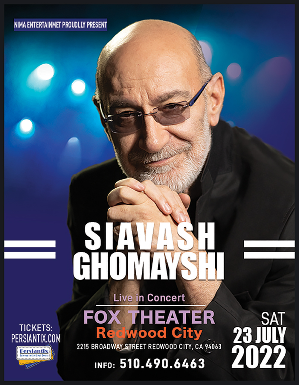 Siavash Ghomayshi Live in Concert REDWOOD CITY persiantix persiantix