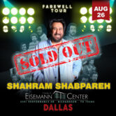 Shahram Shabpareh Live in Concert – DALLAS