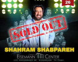 Shahram Shabpareh Live in Concert – DALLAS