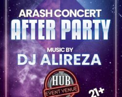 Arash Concert AFTER PARTY – Dj Alireza – REDWOOD CITY