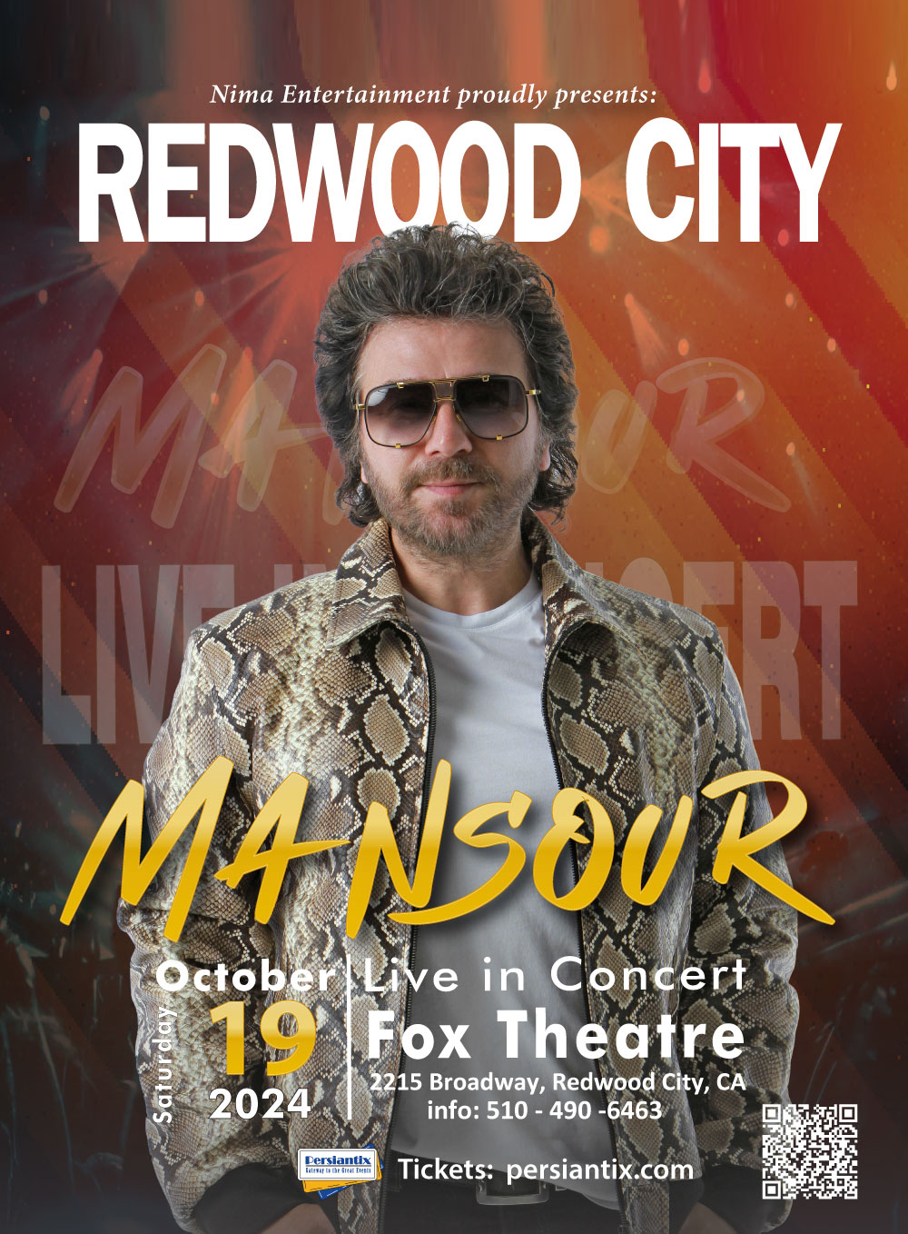 Mansour Live in Redwood City