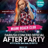 Dariush Concert After Party – SAN JOSE