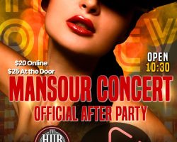 Mansour Concert After Party – REDWOOD CITY