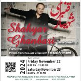 Shahyar Ghanbari Live in Concert- PALO ALTO