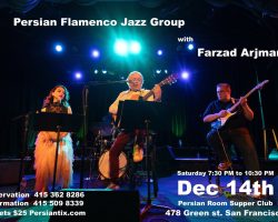 Persian Flamenco Jazz Group with Farzad Arjmand – SAN FRANCISCO