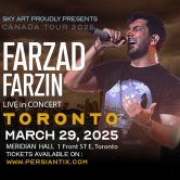 Farzad Farzin Live in Concert – TORONTO