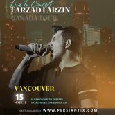 Farzad Farzin Live in Concert – VANCOUVER