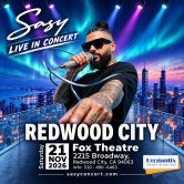 Sasy Live in Concert – REDWOOD CITY