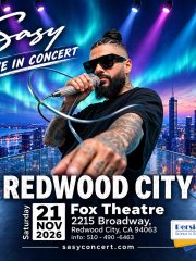 Sasy Live in Concert – REDWOOD CITY