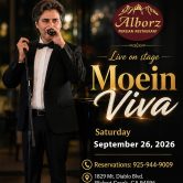 Moein Viva – Live on Stage -WALNUT CREEK